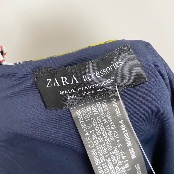 ZARA Floral Print Plunge One Piece Swimsuit S New - Picture 5 of 7